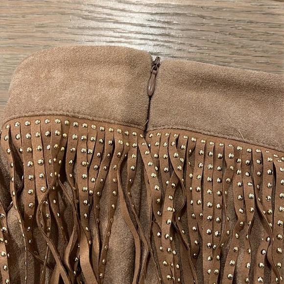 New! Tassel studded western cowgirl mini skirt - Picture 3 of 3